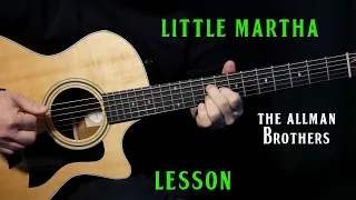 how to play "Little Martha" on guitar by The Allman Brothers | acoustic guitar LESSON