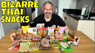 I Tried 24 RARE Thai SNACKS From 7-Eleven in Bangkok THAILAND