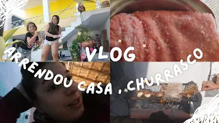 VLOG | Arrumando a casa, churrasco  em familia