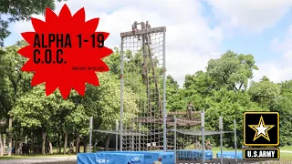 US Army Alpha 1-19 Confidence Obstacle Course (COC)