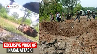 Exclusive Video: Moments After Chhattisgarh Maoist Attack That Killed 10 Cops, Driver