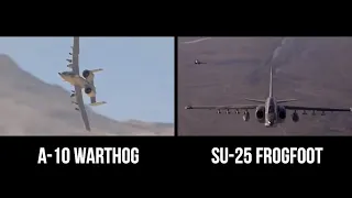 მფრინავი მოიერიშეები ამერიკული A-10 და საბჭოთა Су-25 (განხილვა)