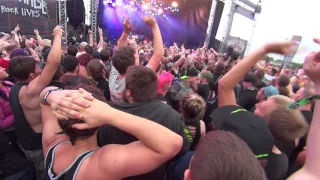 Motionless in White AMERICA Rock on the Range moshpit