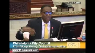 Philadelphia City Council Budget Hearings 4-20-2016 Full Day