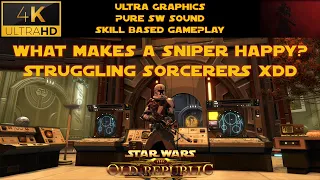What makes a sniper happy? Struggling sorcerers xDDD - Virulence Sniper | SWTOR PvP 7.3