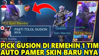 PAMER SKIN GUSION COLLECTOR SEHARGA 1 JUTA KE TIM DAN MUSUH KARNA DI REMEHIN 1 TIM  - MOBILE LEGENDS