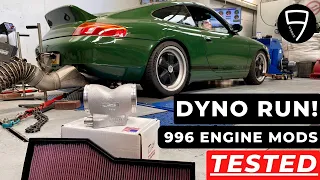 DYNO RUN! Porsche 996 engine mods power tested: IPD plenum, K&N filter + Helmholtz resonator bypass