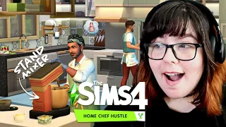 NEW SMALL APPLIANCES & FULL KITCHEN SET 🍕🧇// The Sims 4 Home Chef Hustle Stuff Pack Trailer Reaction