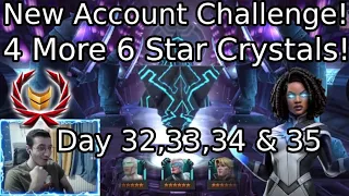 New Account Challenge Day 32, 33, 34 & 35 Recap! Zone 25 Incursions & More 6 Star Champions! MCOC