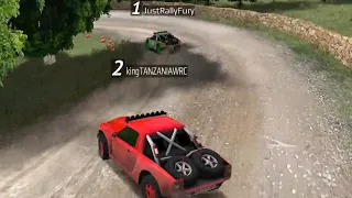 "Rally Fury: Unlucky Rival Takes a Backseat in Intense Competition!"
