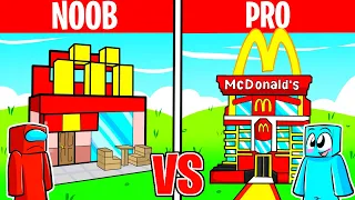 Batalla de Construcción de MCDONALDS NOOB vs PRO!