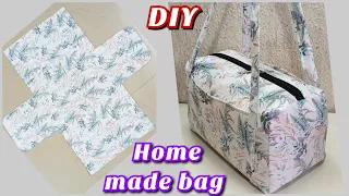 छोटा ट्रेवल बैग बनाने का आसान तरीका ll shopping bag/handbag/homemade bag/travel bag.easy method