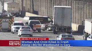 Woman, Child Killed In Crash On I-80/94 In Gary