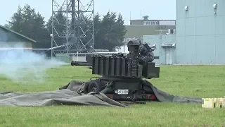 VADS（20mm対空機関砲）空包弾装填～模擬対空射撃 千歳基地航空祭2018年 JASDF VADS Blank Ammunition Loading and Shooting Simulation