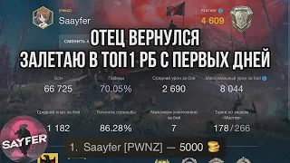 ОТЕЦ ВЕРНУЛСЯ - ЗАЛЕТАЮ В ТОП1 РБ С ПЕРВЫХ ДНЕЙ - СТАРТ С 4609