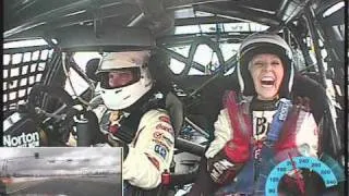 Charli Robinson hits the track with Jim Beam Racing Enduro Driver David Besnard