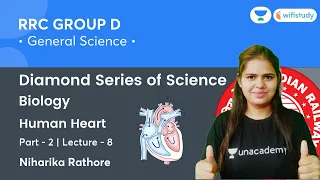 Human Heart | Part-2 | Biology | Science | RRB Group D | wifistudy | Niharika Ma'am