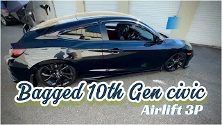 10th Gen Civic gets Airlift Suspension!!