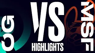 OG vs. MSF - LEC Week 2 Day 1 Match Highlights Spring 2019
