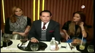 Fernando Colunga y el elenco de Por que el Amor Manda  cenando con Pepillo Origel