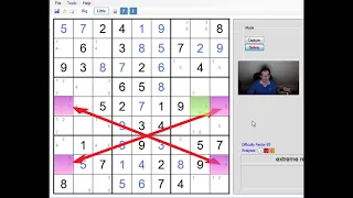 Extreme Sudoku:  Finned Fish, XYZ Wings And Empty Rectangles