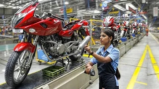 Bajaj Motorcycles Factory 2024: Manufacturing Indian Bike BAJAJ – Production & Assembly line