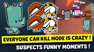 NEW "EVERYONE CAN KILL" MODE IS JUST CRAZY !! SUSPECTS MYSTERY MANSION FUNNY MOMENTS #36