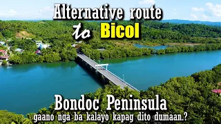 BONDOC PENINSULA ROAD GAANO NGA BA KALAYO KAPAG DITO DUMAAN PAUWI NG BICOL?