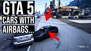 DOES THIS CAR AIRBAG MOD IN GTA 5 MAKE IT MORE REALISTIC? | Overview and tutorial for the Airbag Mod