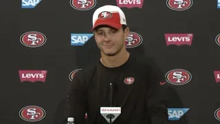 49ers Brock Purdy said he was holding breath during draft in case of Brandon Aiyuk trade 👀