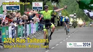 2024 Ras Tailteann Stage 4 Finish in Kildare and Podium Presentations