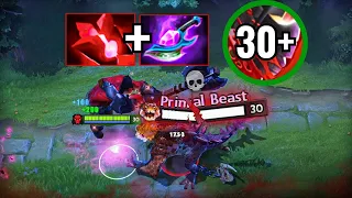 Arcane Blink + Bloodstone Axe Raidboss 46Kills with 33Stacks Culling Blade Armor Bonus🔥