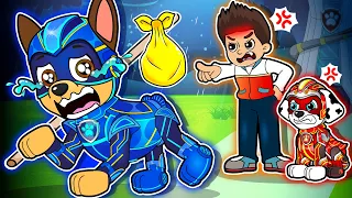 PAW Patrol Ultimate Rescue | Why CHASE Kicked Out Of The House? Poor Dog! Very Sad Story - Rainbow 3