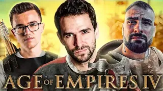 🔥UNE BATAILLE EPIC avec GOB ET SIXEN sur AGE OF EMPIRE 4