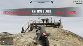 GTA 5 Online Time Trial With Stock Bati 801 RR (Up Chiliad)