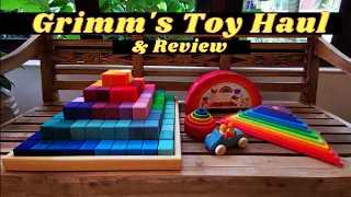 Grimm's Toy Haul & Review | Wooden Toys |  Open Ended Toys