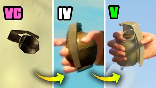 Grenade in GTA Games (Evolution)