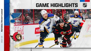 Blues @ Senators 2/19 | NHL Highlights 2023