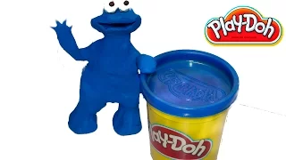 Play-doh Cookie Monster video Episode1 - STOP MOTION Play do Animation