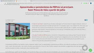 Tambaú da Gente - Aposentados e pensionistas da PBPrev só precisam fazer Prova de Vida em julho