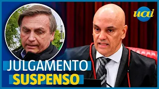 Moraes adia julgamento que pode tornar Bolsonaro inelegível