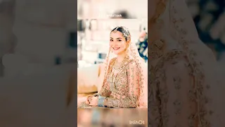 hala bridal look vs maheer bridal look ❤️#merehumsafar ❤️ #mujhepyaarhuatha ❤️#viral #shortvideo