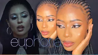 Recreating Maddy’s makeup look from EUPHORIA | Euphoria season 2 makeup tutorial