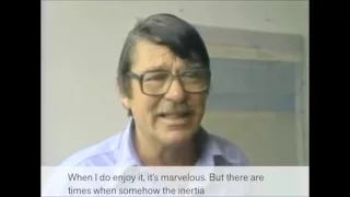 Richard Diebenkorn on Beginning a Painting