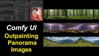 Comfyui 24 Outpainting, Panorama Images (free workflows download), Stable Diffusion