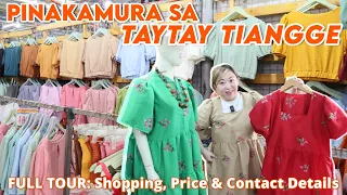 PINAKAMURA SA TAYTAY TIANGGE! Bagsakan at Bagong mga Designs ng Damit (Shopping & Detailed Tour)