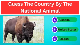 Guess The Country by The National Animal  | National Animals | General Knowledge Quiz  (Part-1)