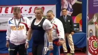 KASHIRINA Tatiana 2s 147 kg cat. +75 World Weightlifting Championship 2013