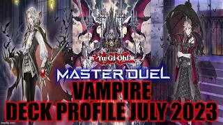 VAMPIRE MASTER DUEL DECK PROFILE (JULY 2023) YUGIOH!