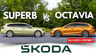 Octavia with ChatGPT vs. Superb: Which 2024 Skoda Estate is BETTER?